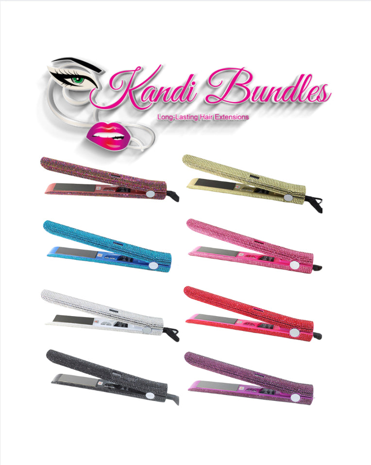 Bedazzled flat iron wholesale hotsell